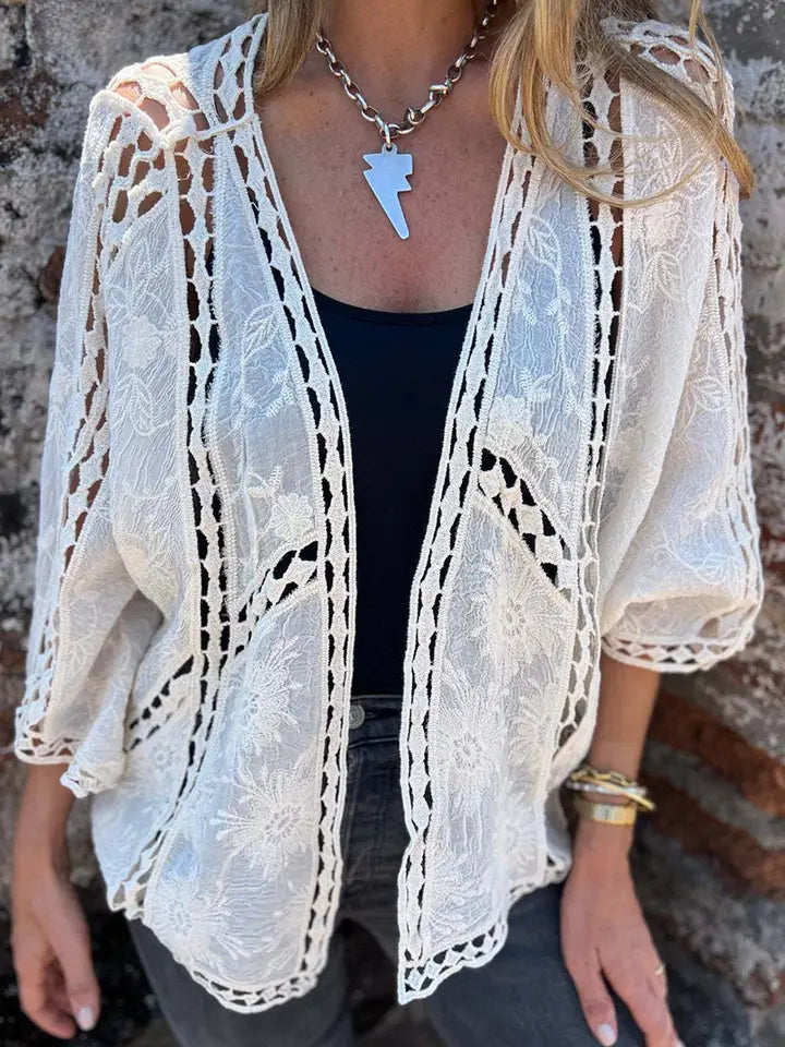 Beige kimono