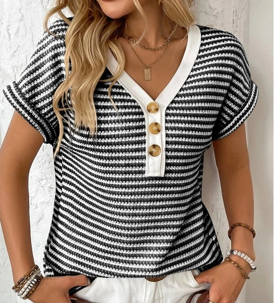Black and white top