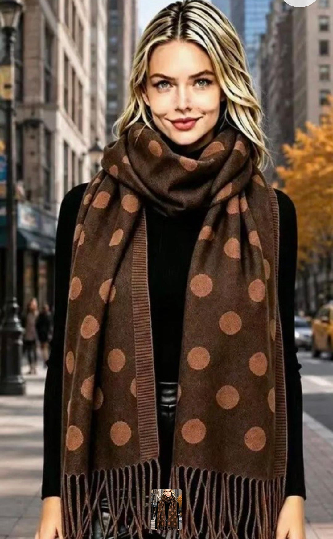 Dark Brown scarf