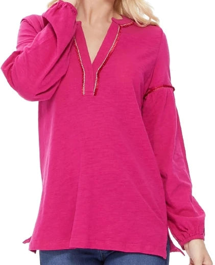 Fushia top