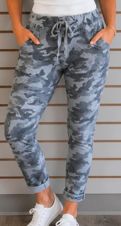 Blue camo pant