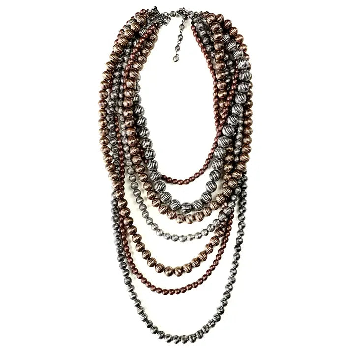 Mixed metal necklace
