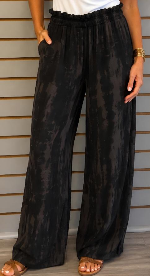 Brown tie dye pant