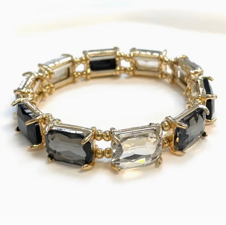 Black Tova inspired dupe stretch bracelet