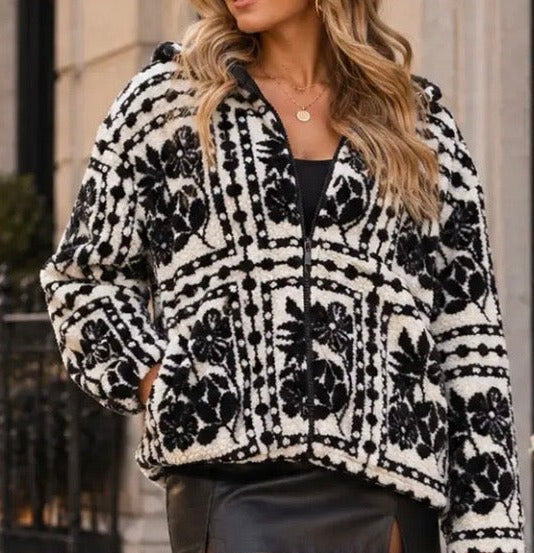 Black and white sherpa