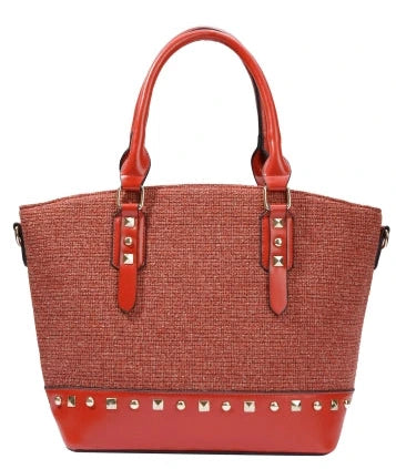 Red fabric tote (Online Only