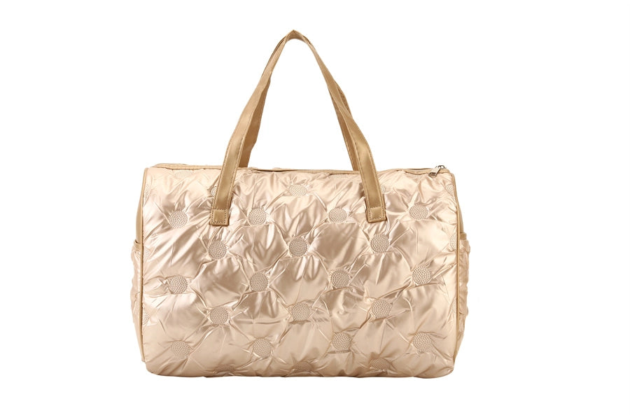Gold satchel handbag (online only)