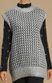 Silver sweater