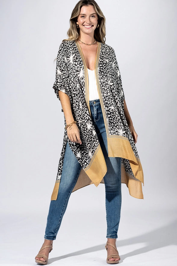 Palm tree kimono