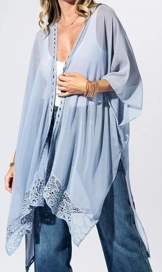 Light blue kimono