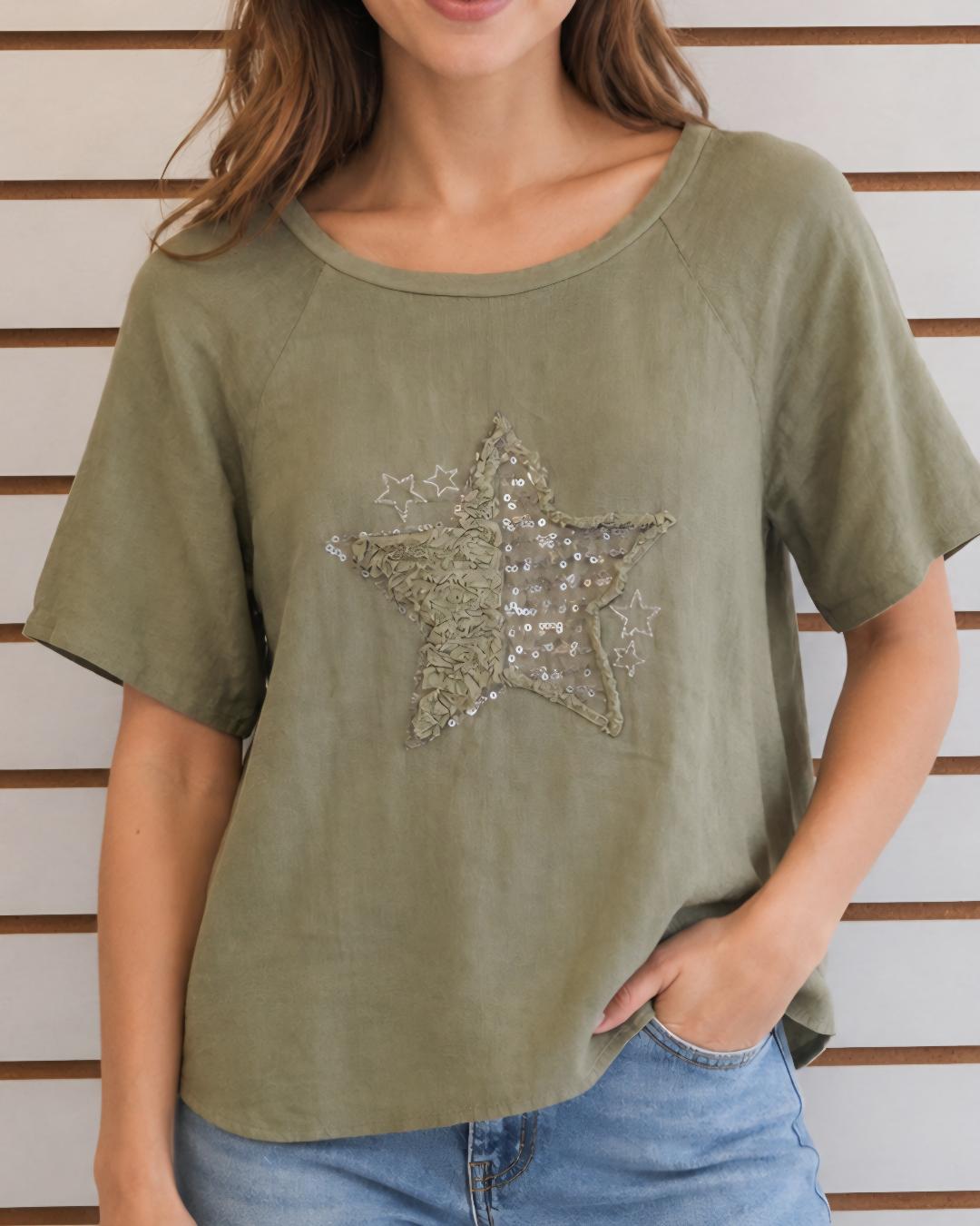 Olive star top