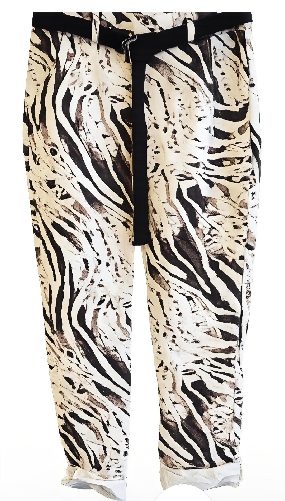 Animal print pant