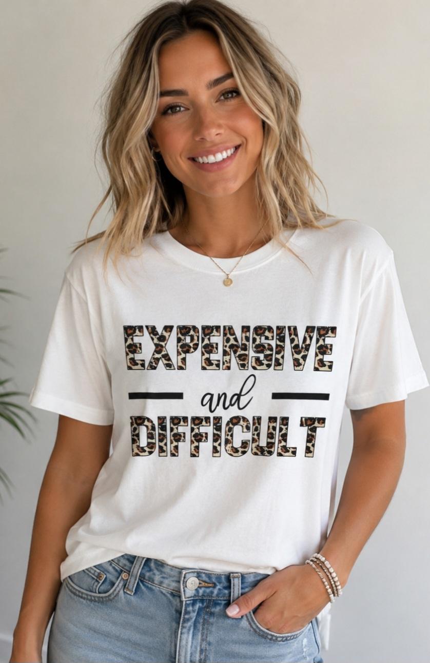 Expensive and difficult tee