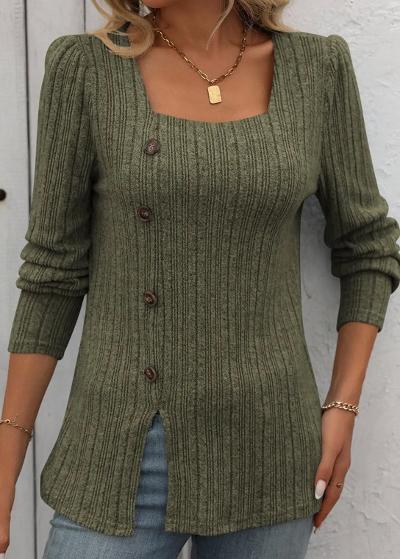 Army green top