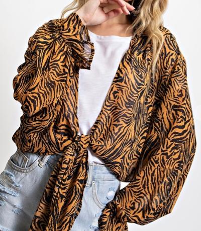 Zebra shrug