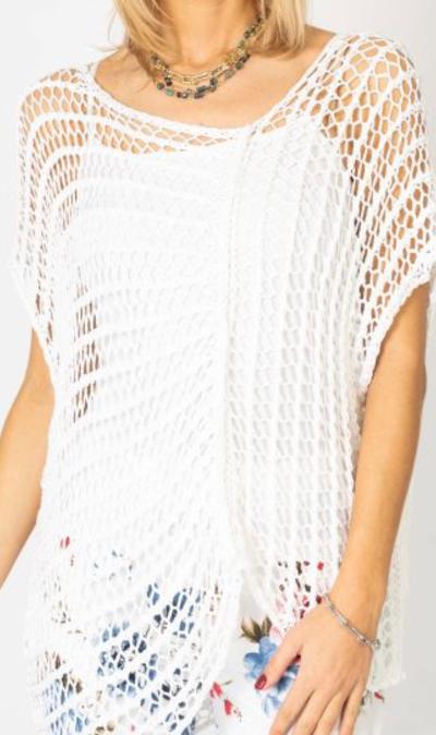 White open knit