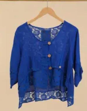 Royal blue jacket