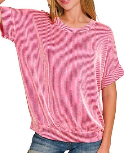 Hot pink top