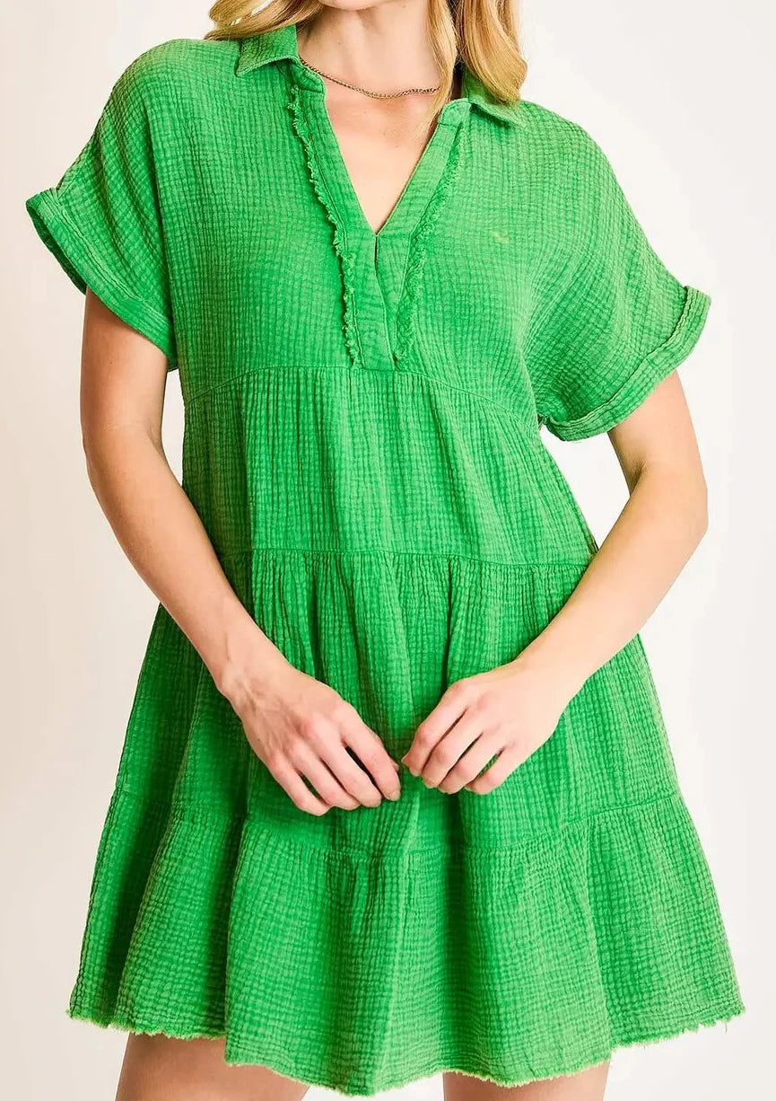 Kelly green dress