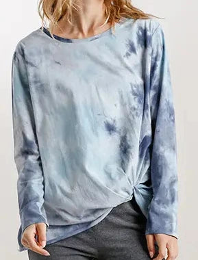 Blue tie dye