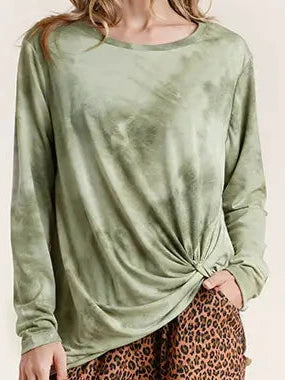 Olive tie dye