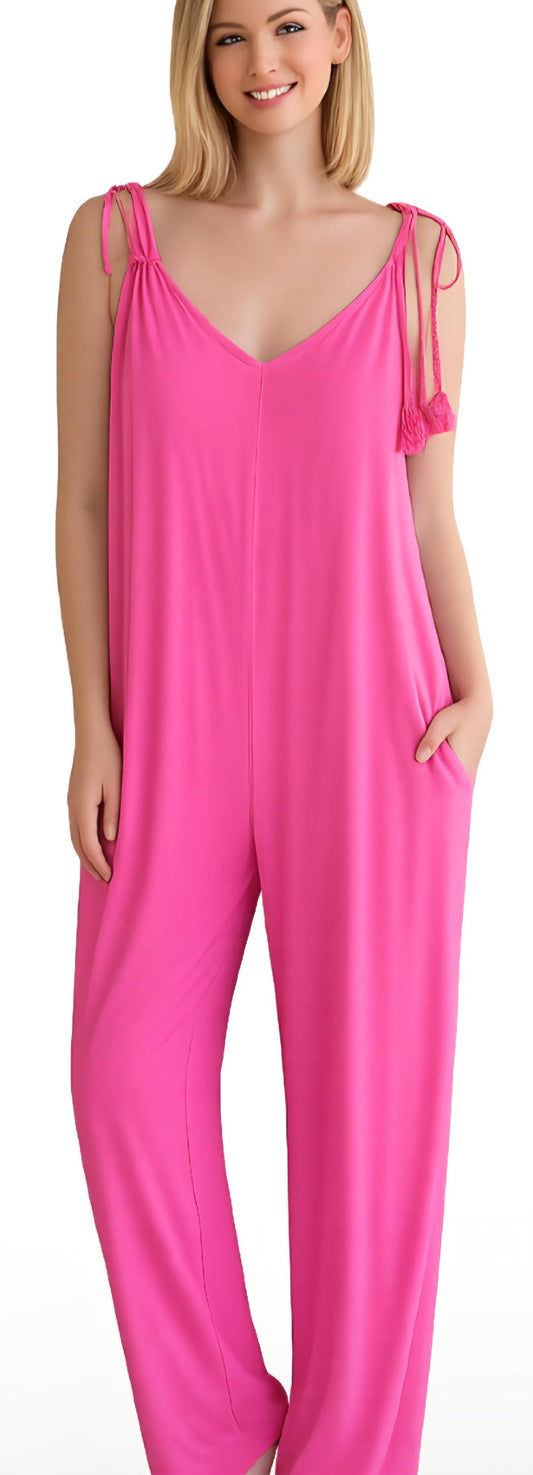 Pink jumpsuit