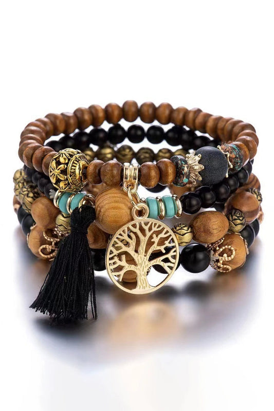 Black bead bracelet  (Online Only)