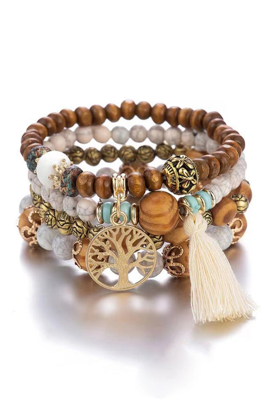 White bead bracelet (Online Only)