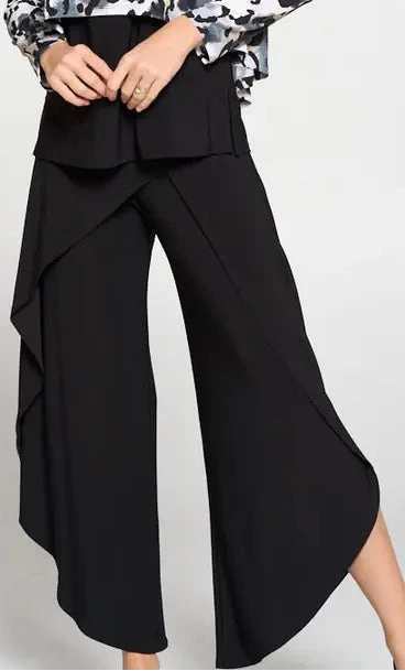 Black wrap pant