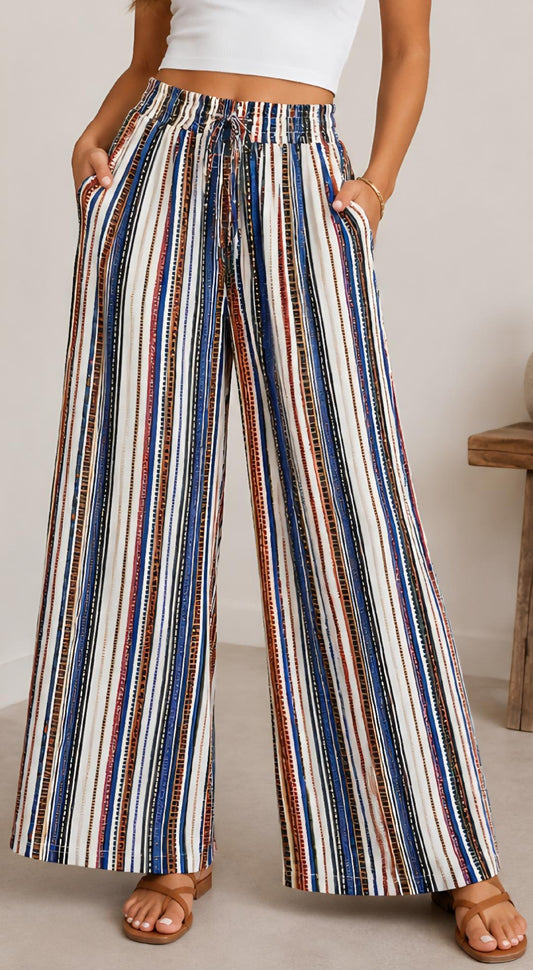 Blue stripe pant