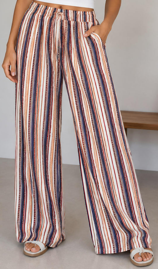Red stripe pant