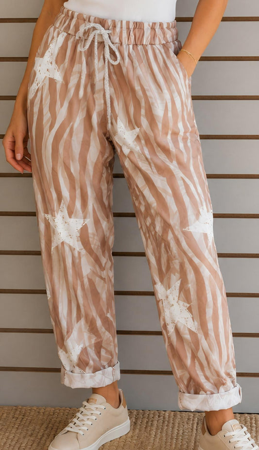 Camel star pant