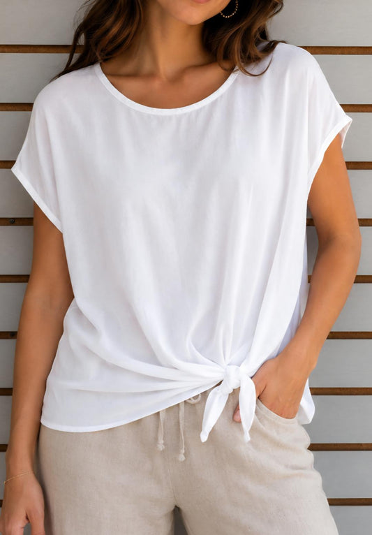 White tie top