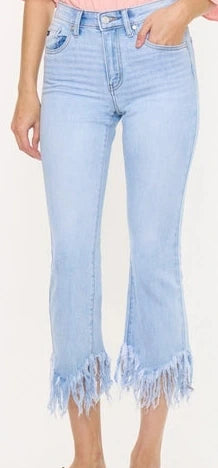 Fringe jean