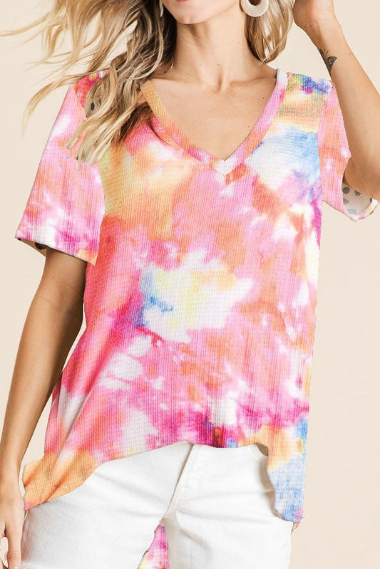 Pink tie dye