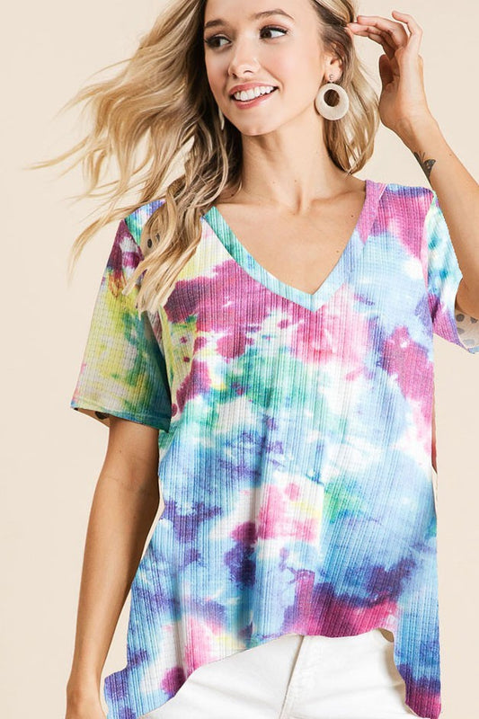 Blue tie dye