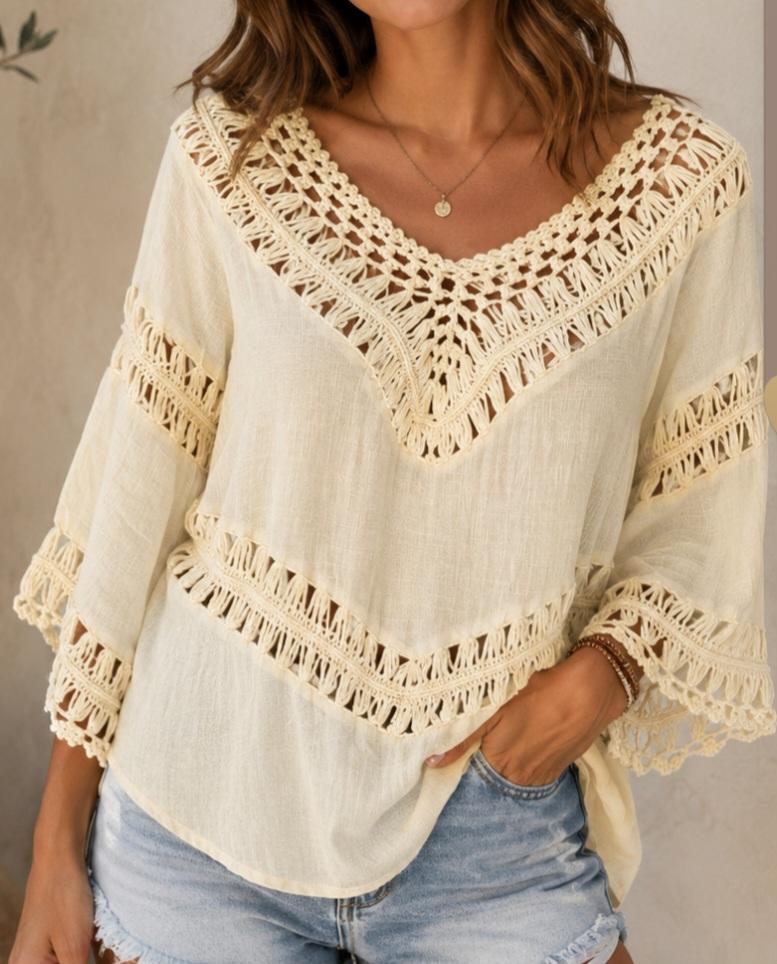 Cream knit