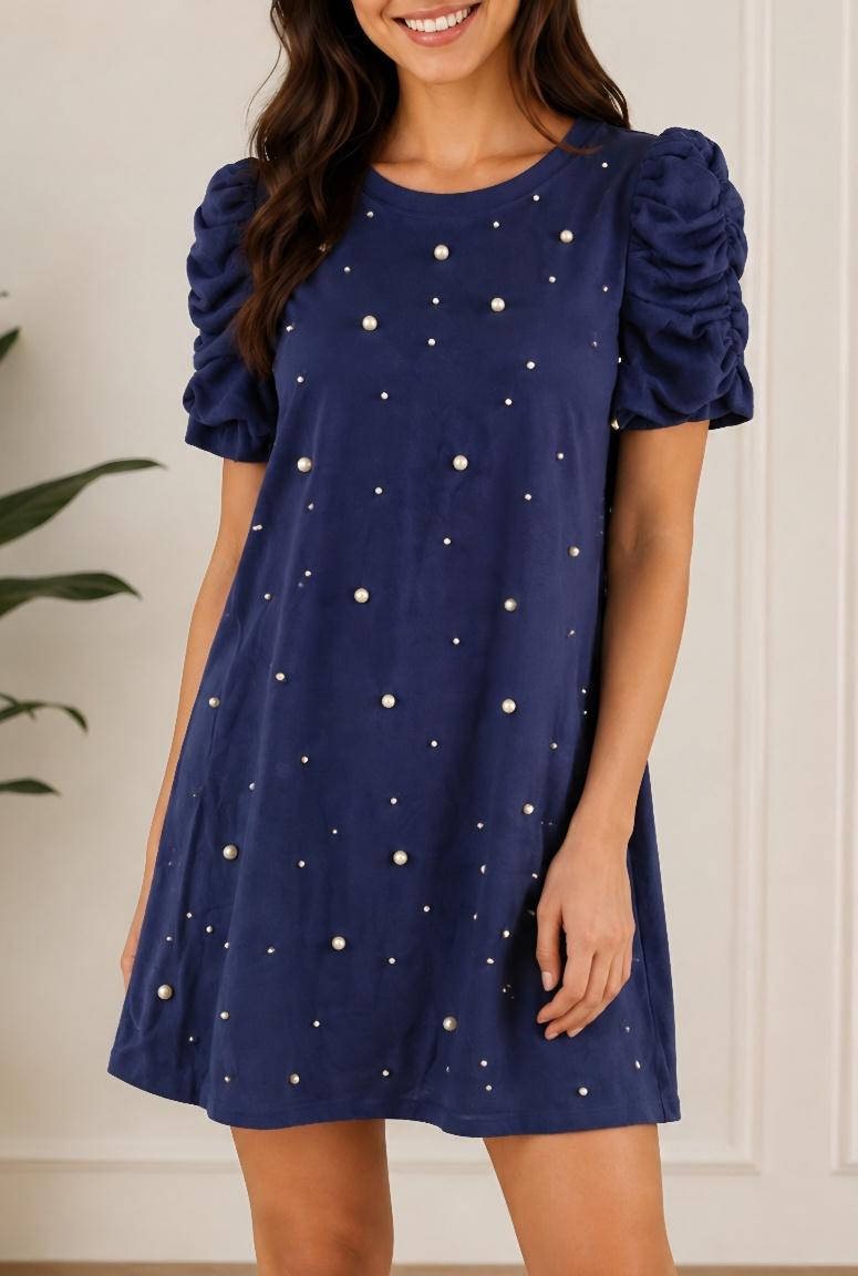 Navy pearl tress