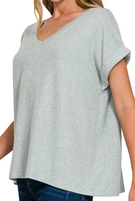 Blue grey top