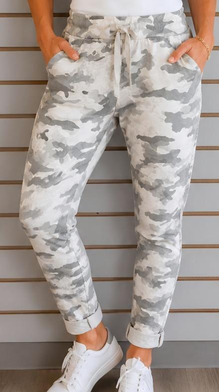 Grey camo pant