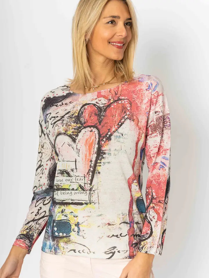 Double heart knit