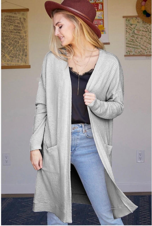 Grey cardigan