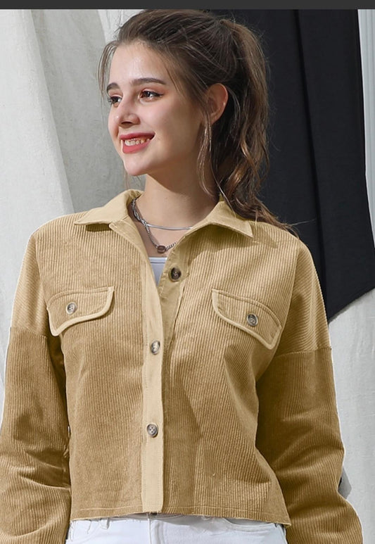 Camel corduroy jacket