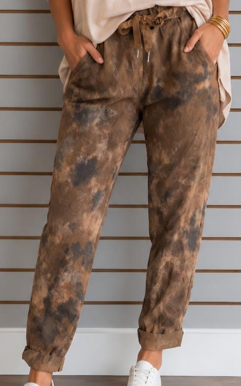 Camel graffitti pant