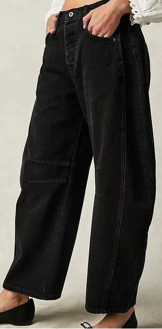 Black washed jean