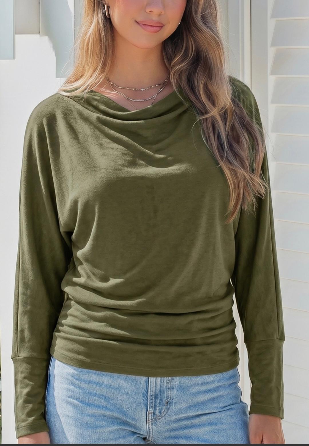 Dark Olive top