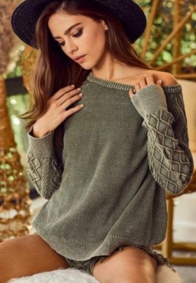 Olive sweater