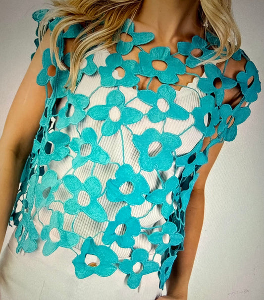 Turquoise top (online Only)