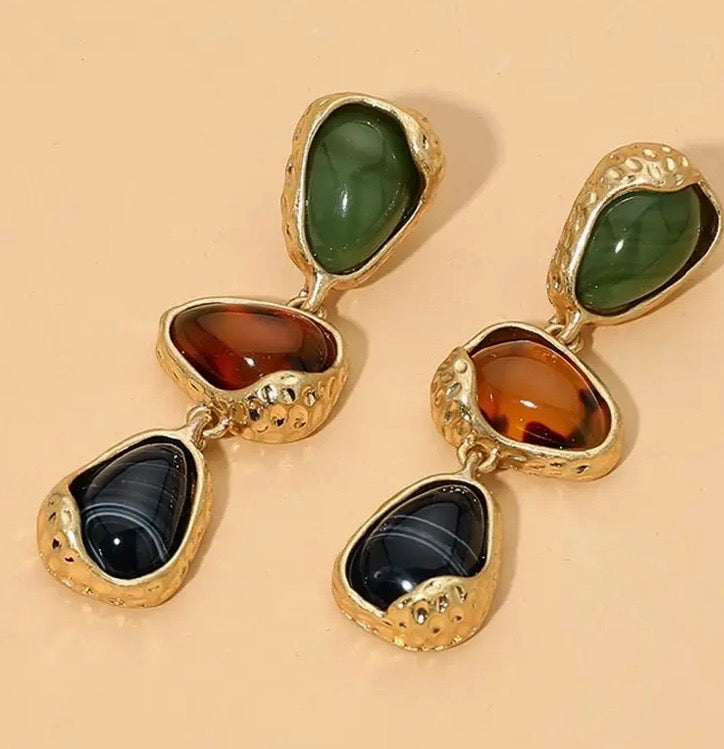 Multi drop earring