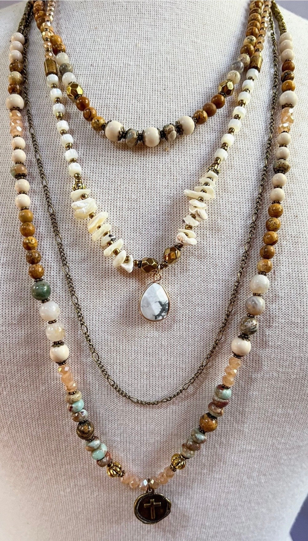 Layered necklace